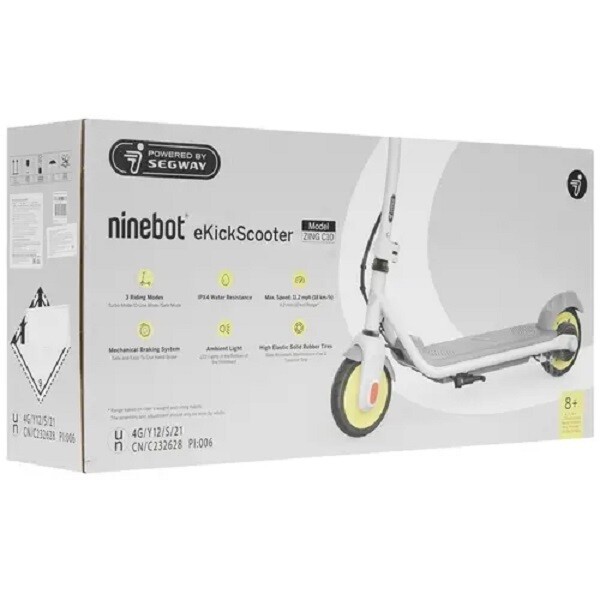 Электросамокат детский Ninebot by Segway KickScooter C10 (серый) Электросамокат детский Ninebot by Segway KickScooter C10 (серый)