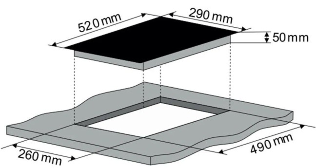 Встраиваемая электрическая варочная панель Konigin Draco C302 TBK Встраиваемая электрическая варочная панель Konigin Draco C302 TBK