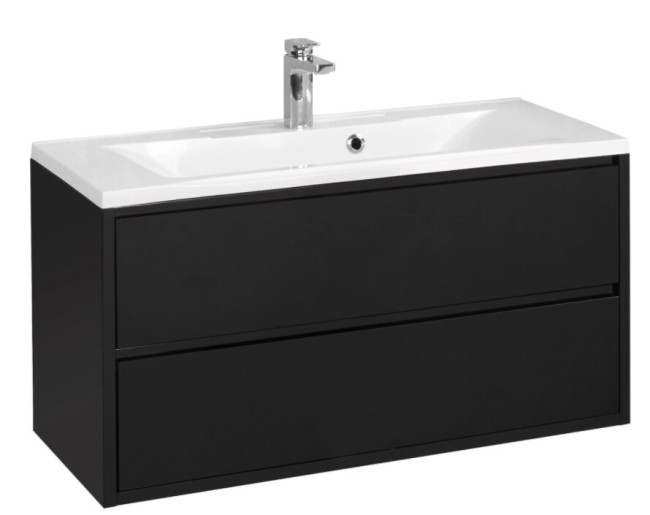 Тумба под раковину Aquaton Римини 100 (1A134501RN950) черный