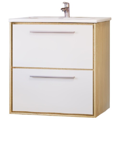 Тумба под раковину Raval Frame 60 (Fra.01.60/P/W-DS)