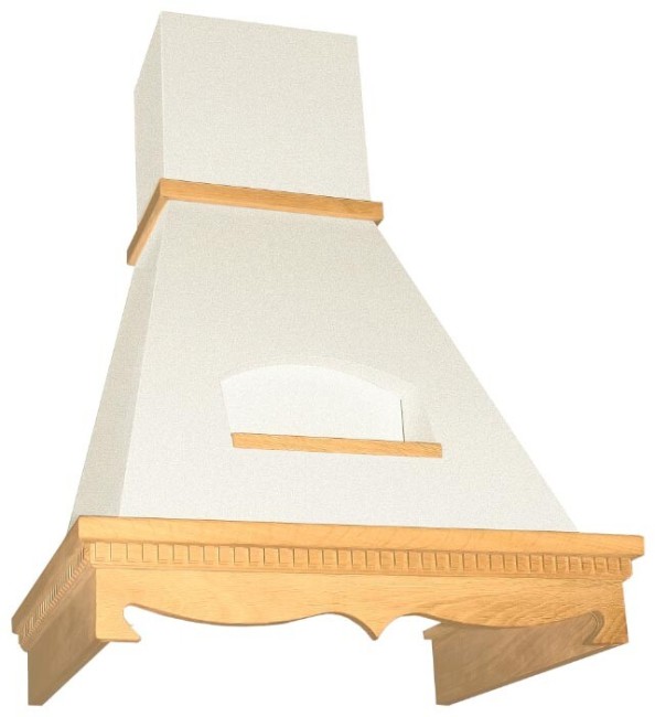 Каминная вытяжка Elikor Бельведер 90П-650-П3Г топ.молоко/дуб крем+патина зол Каминная вытяжка Elikor Бельведер 90П-650-П3Г топ.молоко/дуб крем+патина зол