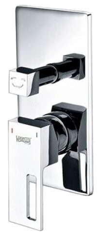Смеситель для ванны и душа WasserKraft Alme 1541 хром