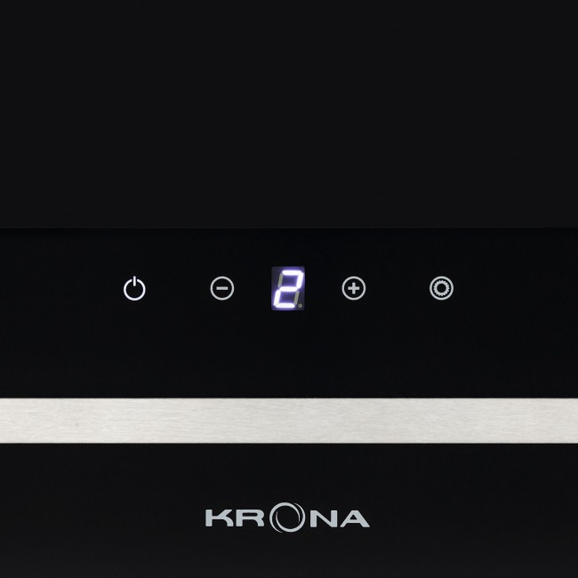 Каминная вытяжка Krona Domenika 600 Black/inox S