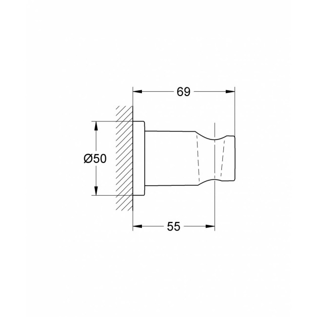 Держатель для душа Grohe 27074 A 00 Держатель для душа Grohe 27074 A 00