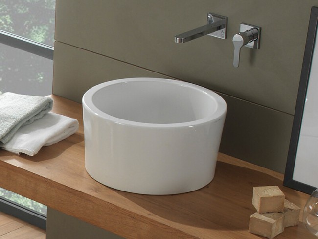 Раковина накладная Scarabeo BUCKET (8808) White