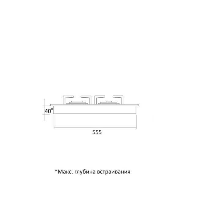 Встраиваемая газовая варочная панель Kuppersberg TG 699 B Silver Встраиваемая газовая варочная панель Kuppersberg TG 699 B Silver