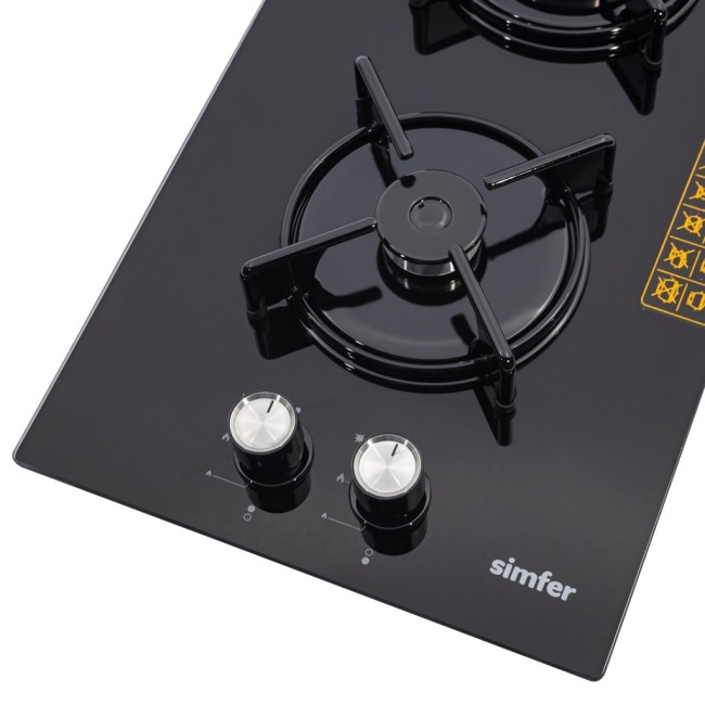 Встраиваемая газовая варочная панель Simfer H30N20B416 Встраиваемая газовая варочная панель Simfer H30N20B416