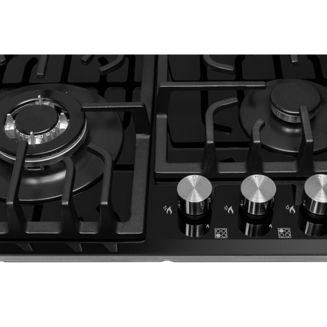 Встраиваемая газовая варочная поверхность ZorG H6003P051S black