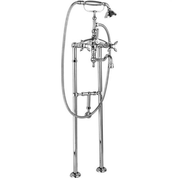 Напольный смеситель для ванны Cezares (NOSTALGIA-VDPS2-01-M) хром