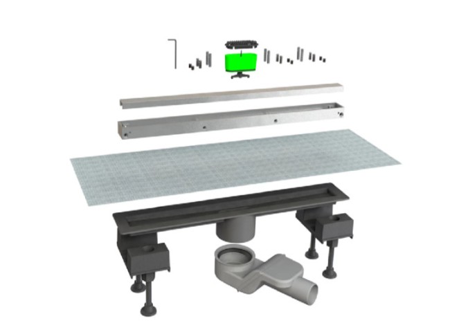 Душевой лоток Bonomini 6825WL30SWZ
