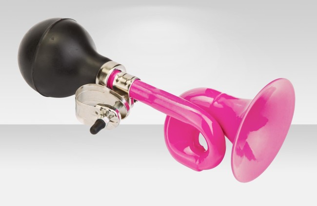 Клаксон Stels 86В-02 чёрный/розовый