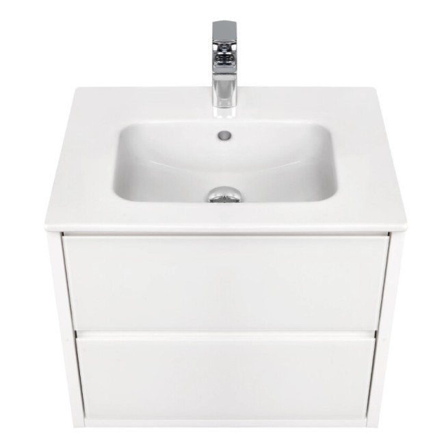 Тумба под раковину Aquaton Римини 60 (1A226601RN010) белый глянец