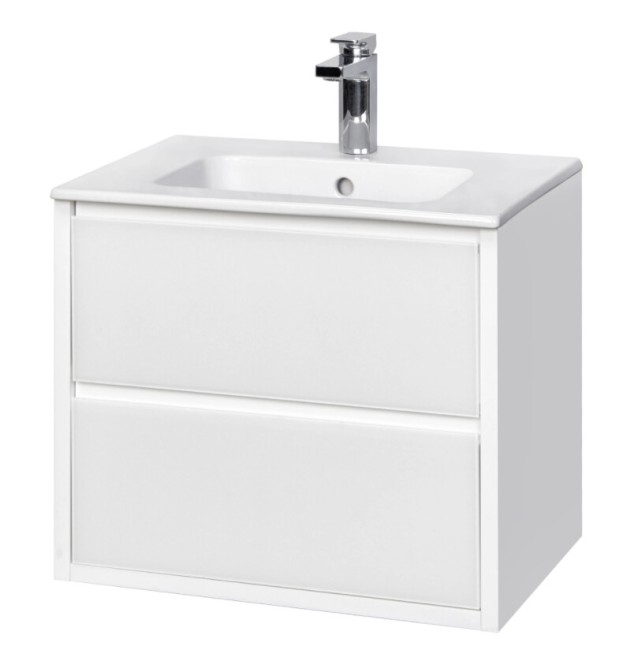 Тумба под раковину Aquaton Римини 60 (1A226601RN010) белый глянец