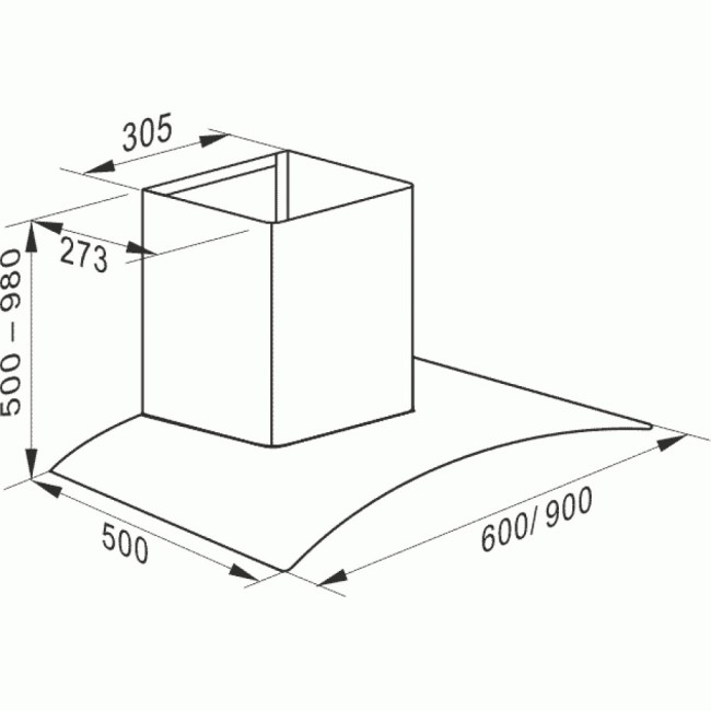 Каминная вытяжка Kaiser A 6419 M