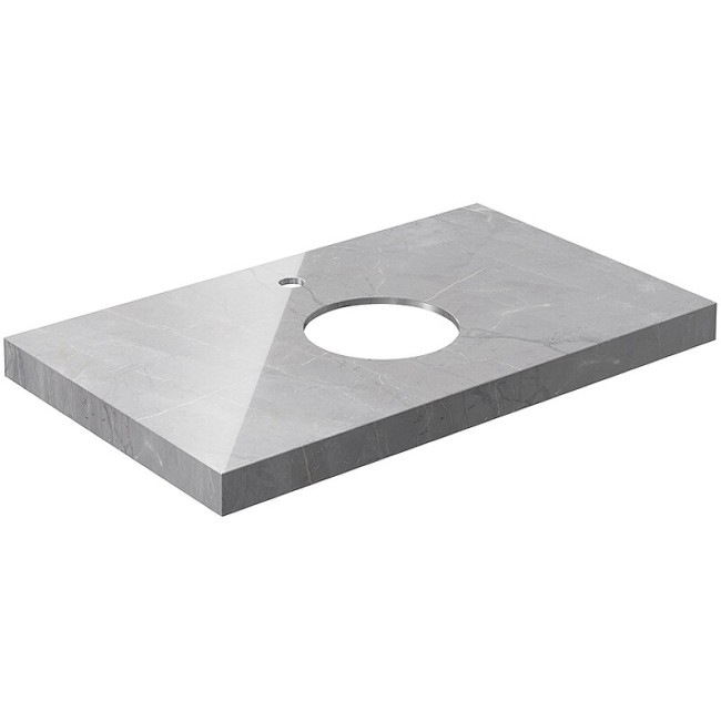 Столешница Kerama Marazzi Риальто серый лаппатированный CN80.SG560702R