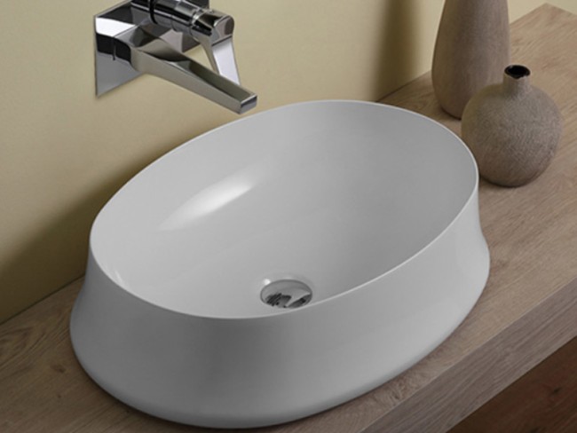 Раковина накладная Simas SHARP (SH04) белый