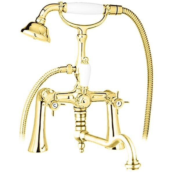 Смеситель на борт ванны Cezares (LORD-PBV2-03/24-Bi) золото Смеситель на борт ванны Cezares (LORD-PBV2-03/24-Bi) золото