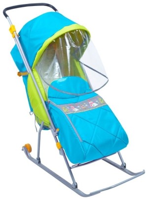 Санки-коляска Ника Тимка Люкс (ТЛ) малиновый