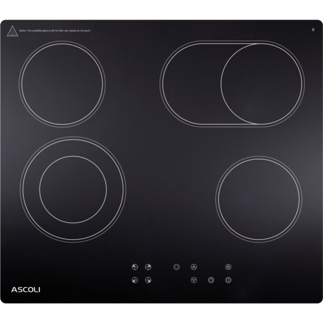 Встраиваемая электрическая варочная панель Ascoli HH604-02AGB Встраиваемая электрическая варочная панель Ascoli HH604-02AGB