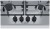 Встраиваемая газовая варочная панель Bosch PGH6B5B60