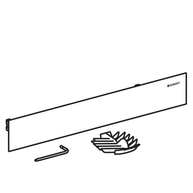 Декоративная решетка Geberit для трапа (154.336.FW.1)