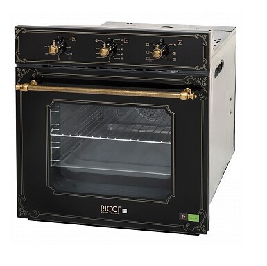 Встраиваемый электрический духовой шкаф Ricci REO 640 BL ретро