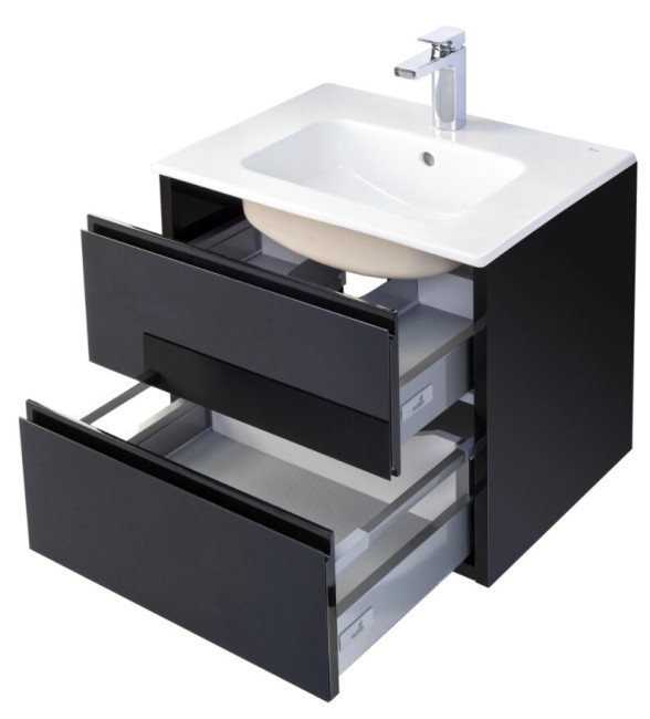 Тумба под раковину Aquaton Римини 60 (1A177701RN950) черный