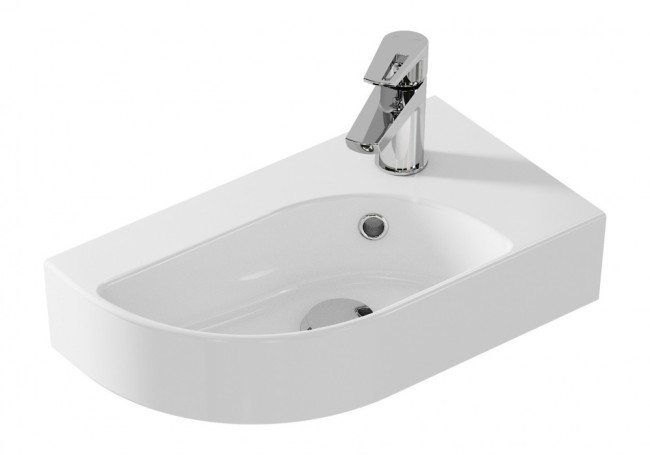 Раковина подвесная Cersanit CAMEO 45 правая (S-UM-CAM45/1-w)