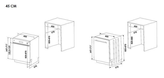 Встраиваемая посудомоечная машина Schaub Lorenz SLG VI4110