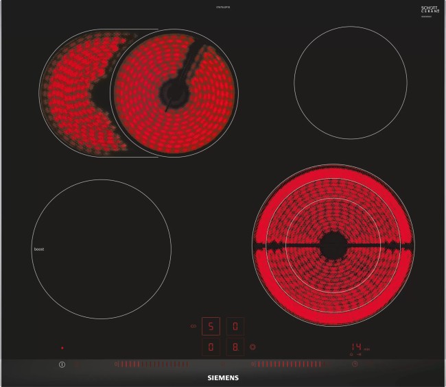 Встраиваемая электрическая варочная панель Siemens ET 675LDP1D Встраиваемая электрическая варочная панель Siemens ET 675LDP1D