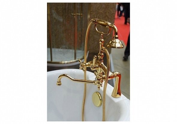 Смеситель на борт ванны Cezares (NOSTALGIA-PBV2-03/24-M) золото Смеситель на борт ванны Cezares (NOSTALGIA-PBV2-03/24-M) золото