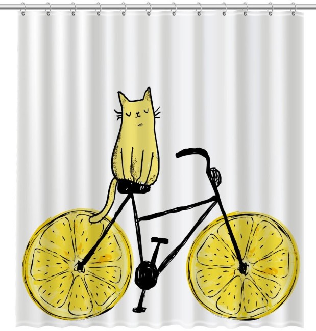 Штора для ванной Fixsen Cat (FX-2515) Штора для ванной Fixsen Cat (FX-2515)