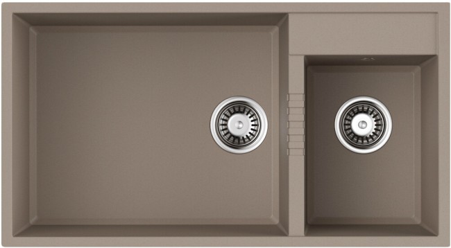 Кухонная мойка Omoikiri Tedori 85-2-U-SA Tetogranit/бежевый (4993942) Кухонная мойка Omoikiri Tedori 85-2-U-SA Tetogranit/бежевый (4993942)
