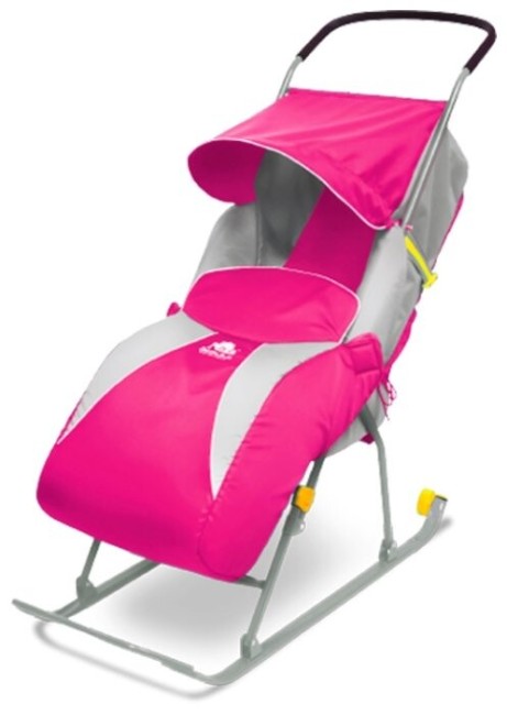 Санки-коляска Ника Тимка 2 Стандарт (Т2С) оранжевый