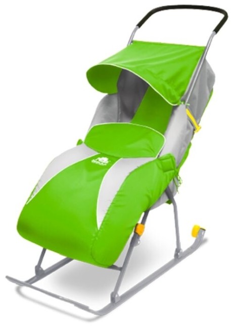 Санки-коляска Ника Тимка 2 Стандарт (Т2С) оранжевый