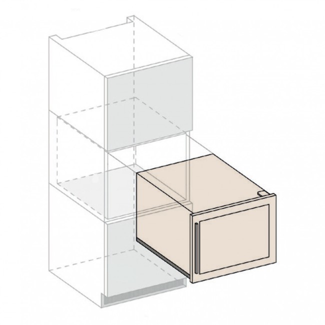 Встраиваемый винный шкаф Dunavox DAV-18.46SS.TO