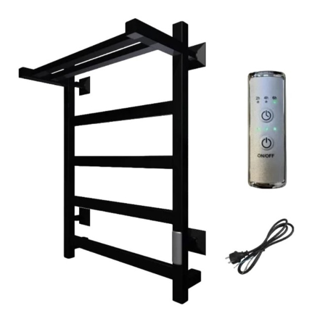 Полотенцесушитель Тругор Пэк сп 20 кв П 60х50 черный ВГП ( 00-00043118)