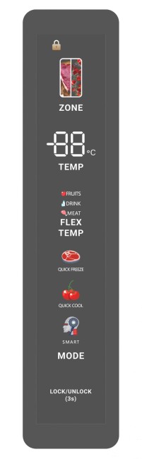 Холодильник Tesler RFD-427BI Graphite