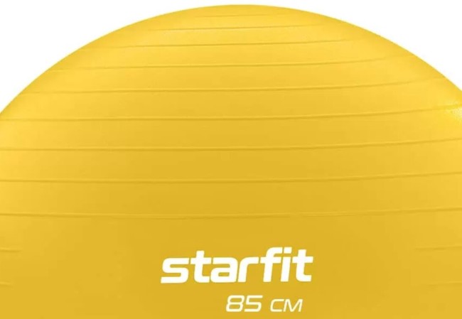 Фитбол Starfit GB-108 85 см желтый Фитбол Starfit GB-108 85 см желтый