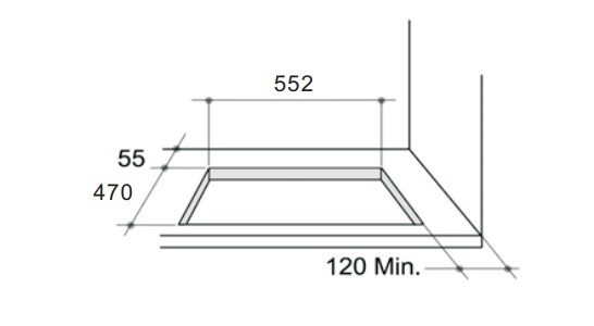 Встраиваемая газовая варочная панель Zigmund & Shtain MN 175.61 B Встраиваемая газовая варочная панель Zigmund & Shtain MN 175.61 B