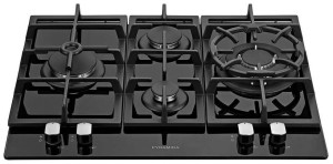 Встраиваемая газовая варочная панель Pyramida PFG 640 BLACK LUXE