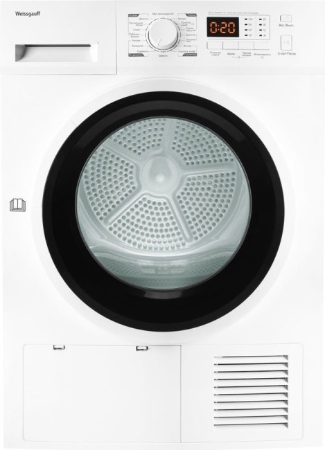 Сушильная машина Weissgauff WD 6148 D Heat Pump белый