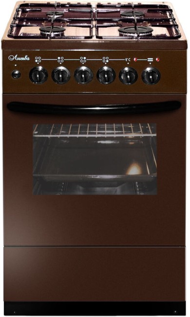 Комбинированная плита Лысьва ЭГ 401 М2С-2у коричневый (без крышки)