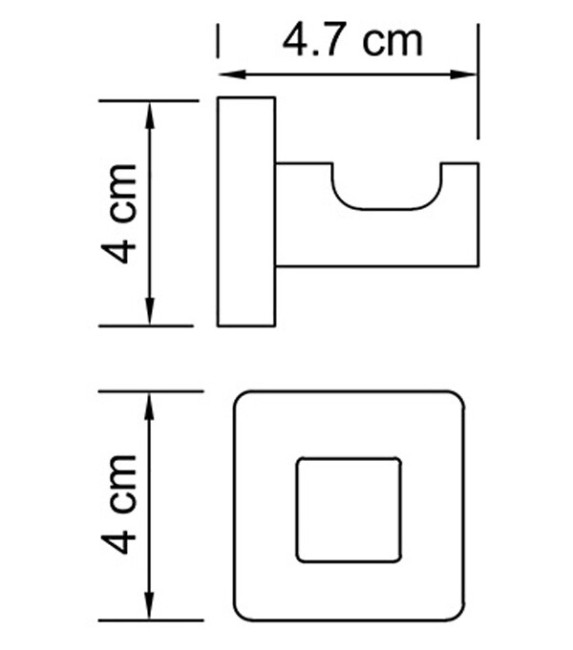 Крючок WasserKraft Dill K-3923 Крючок WasserKraft Dill K-3923