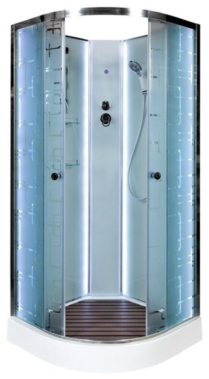 Душевая кабина Deto EM1510NLED+GM