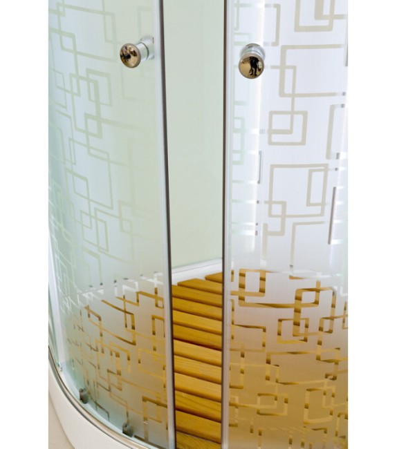 Душевая кабина Deto EM1510NLED+GM