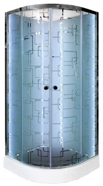 Душевая кабина Deto EM1510NLED+GM