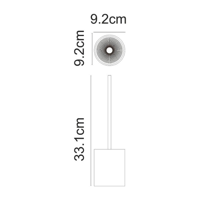 Щетка для унитаза WasserKraft Havel K-7427 Щетка для унитаза WasserKraft Havel K-7427