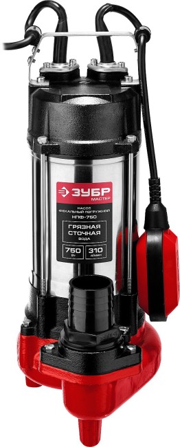 Насос фекальный Зубр НПФ-750 Насос фекальный Зубр НПФ-750