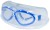 Очки-полумаска для плавания Atemi Z401 силикон (син/сер) Очки-полумаска для плавания Atemi Z401 силикон (син/сер)
